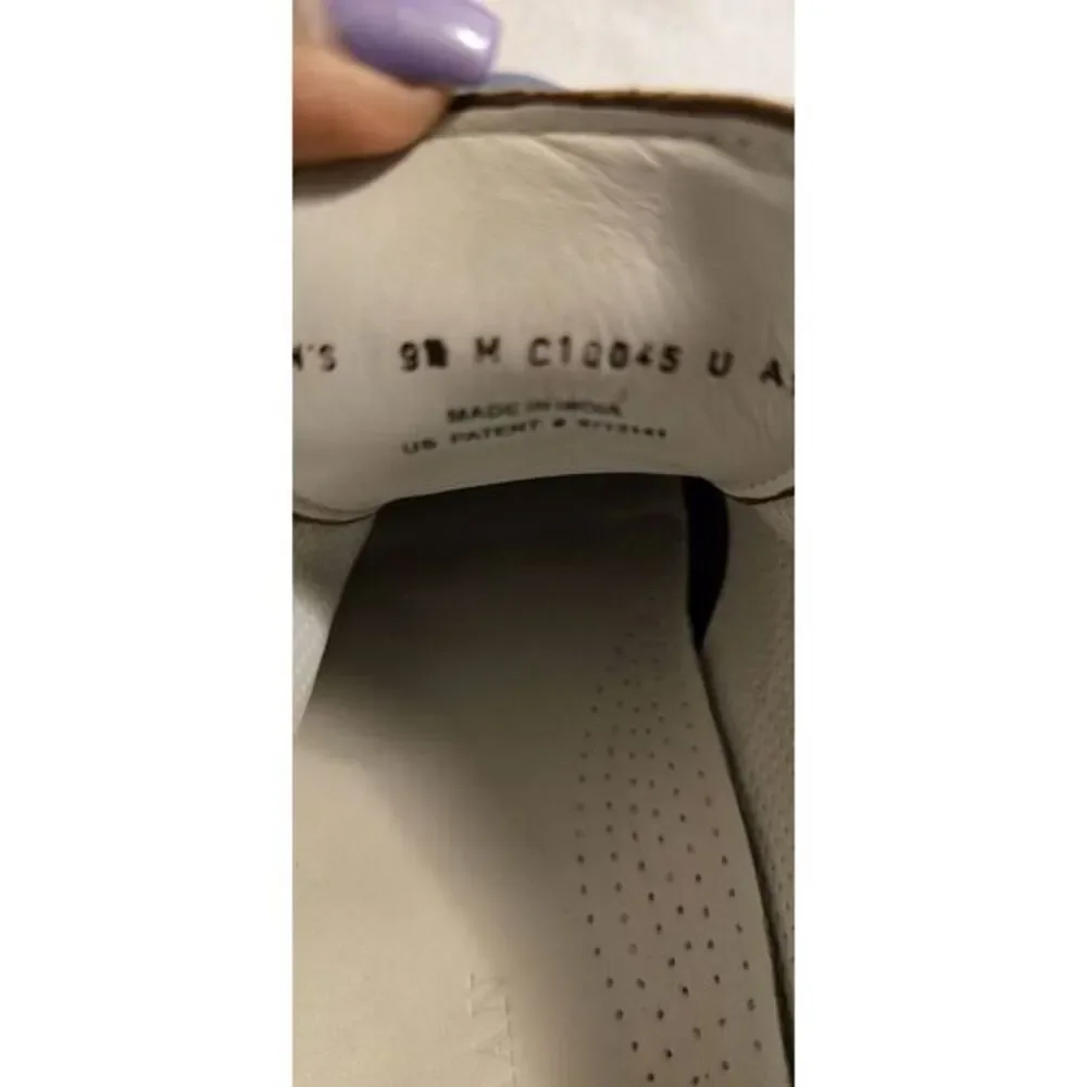Mens Cole Haan Dress Shoe- Size 9.5 Navy‎ Blue And Tan. Gently Worn